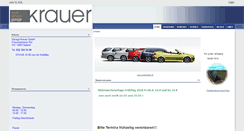 Desktop Screenshot of garagekrauer.ch